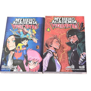 My Hero Academia Vigilantes Manga Vol 3 & 4 First Print 2019 Lot